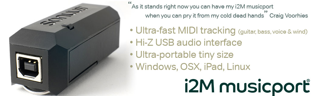 USB MIDI Converter and Hi-Z USB Audio Interface